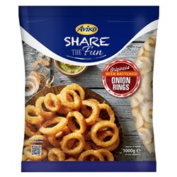 AVIKO BEER BATTERED ONION RINGS 6 X 1KG