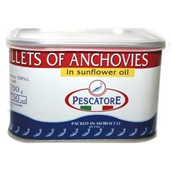 PESCATORE ANCHOVY FILLETS 700GM